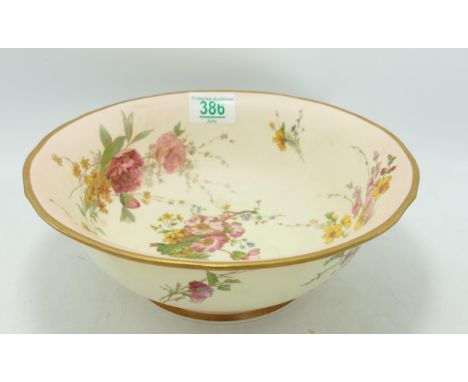 Royal Worcester blush ivory Bennett bowl: limited edition 106/250. Diameter 23cm 