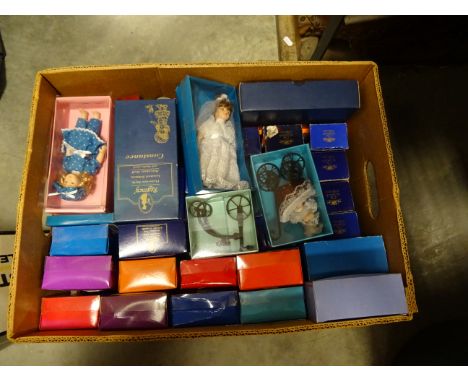 A box of vintage collectors dolls