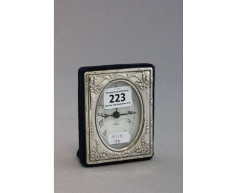 Silver Hallmarked Ari D Norman Desk Clock