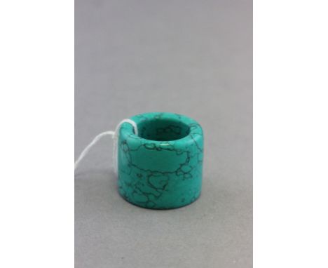 A Chinese jade bowman's ring