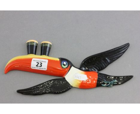 A Carltonware flying toucan; to advertise Guinness