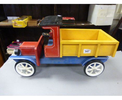 Scratch build wooden vintage lorry