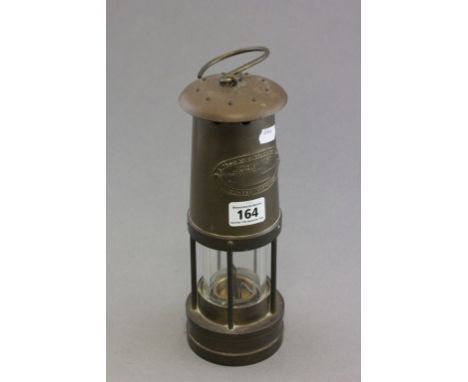 An E. Thomas and Williams brass miners lamp