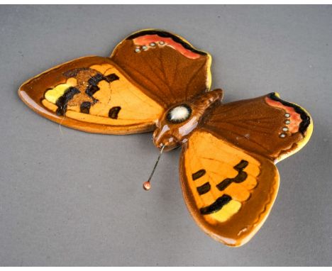 A Beswick model of a Small Copper Butterfly  1493, stamped to reverse, approx 10cm wide, boxed 