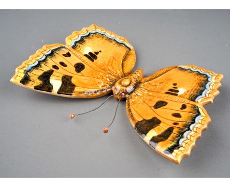 A Beswick model of a Large Tortoiseshell Butterfly  1491, numbered 41, stamped to reverse, approx 13cm wide, boxed 