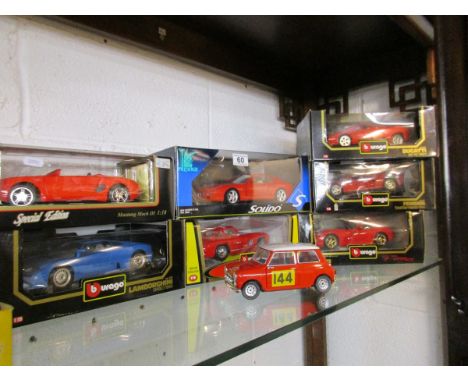 Collection of boxed model super cars