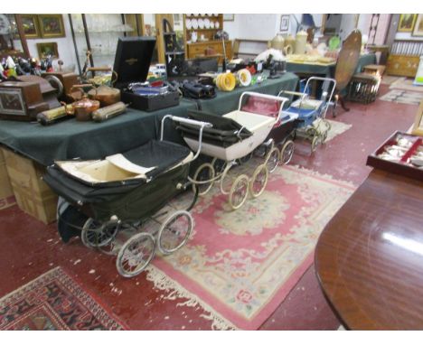 5 vintage dolls prams & pushchairs