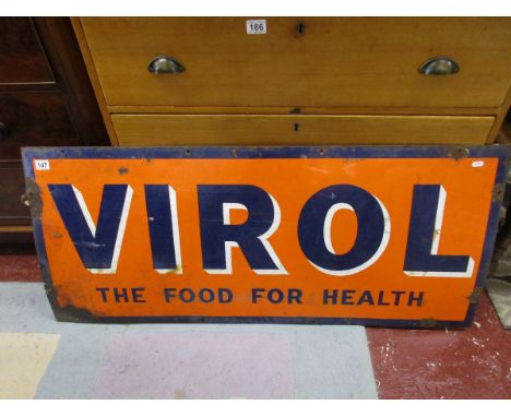 Vintage enamel sign - 'Virol'