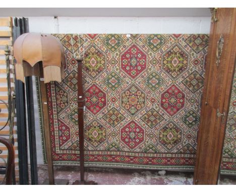 Large patterned wool carpet