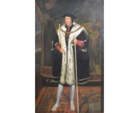 ATTRIBUTED TO HENRY STONE (1616-1653)Portrait of Thomas Howard, 3rd Duke of Norfolk and Earl of Surrey (1473-1554)standing, f