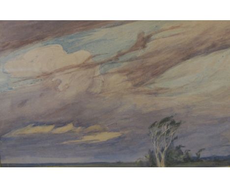 CHARLES L’ANSON (1924-1982)A Wild March Morningsigned ‘C. L’Anson’ (lower right)watercolour6 ½ x 10in (16.5 x 25.4cm)Sold wit
