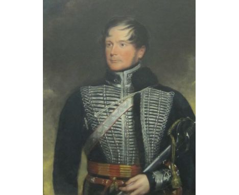 ENGLISH SCHOOL circa 1820Portrait of John Simpson of Castle Lodge, Yorkshire; and Portrait of his wife Elizabeth Simpson, bot
