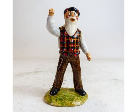 Beswick prototype Beatrix Potter figure Mr Mcgregor in a different colourway, Royal Doulton not for resale backstamp.