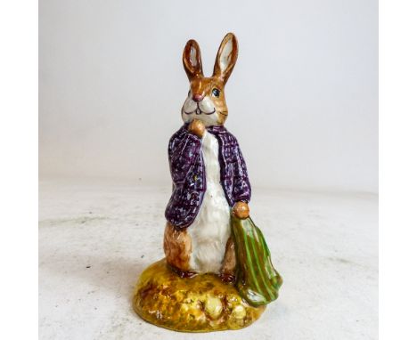 Beswick prototype Beatrix Potter figure Peter and the Pocket handkerchief in a different colourway, Royal Doulton not for res