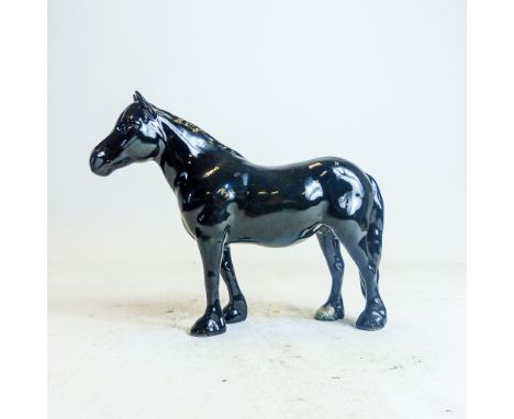 Beswick black Dales pony 1671, from the mountain &amp; Moorland series.