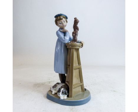 LLadro figure The Little Sculptor, model 5358, h.21cm.