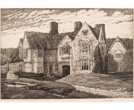FREDERICK LANDSEER GRIGGS, R.A., R.E. (1876-1938) THE MAYPOLE INN signed in pencil l.r. beneath platemark F L Griggs inscribe