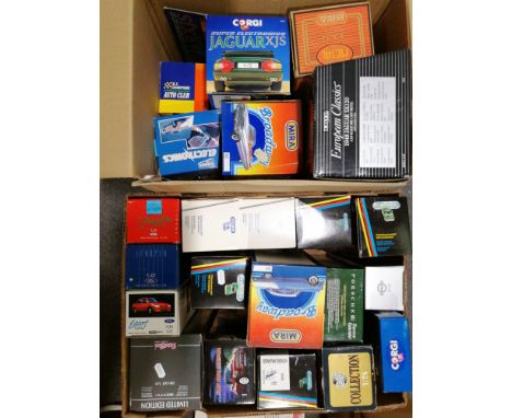 Quantity of modern diecast model cars, mostly 1:24 and 1:18 scale, including examples by Erl, Matchbox, Gama, Mira, Corgi, Sc
