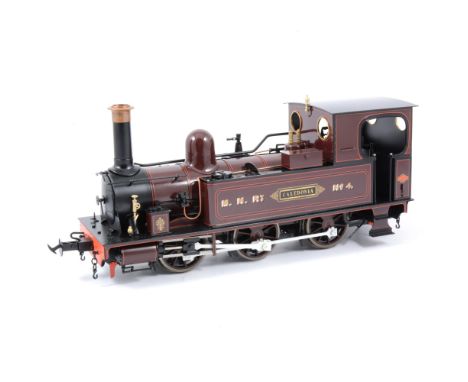 Accucraft G gauge Isle of Man Caledonia locomotive, E20-4 0-6-0T MNR Tuscan Red no.2178, 1:20.3 scale, with original box and 