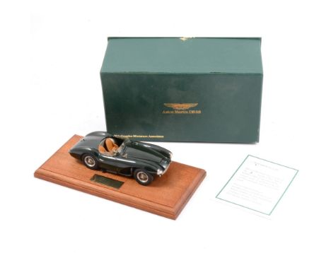 CMA Creative Miniature Associates USA white metal model Aston Martin DB3S 'Production / Road' car, approx 1:24 scale limited 