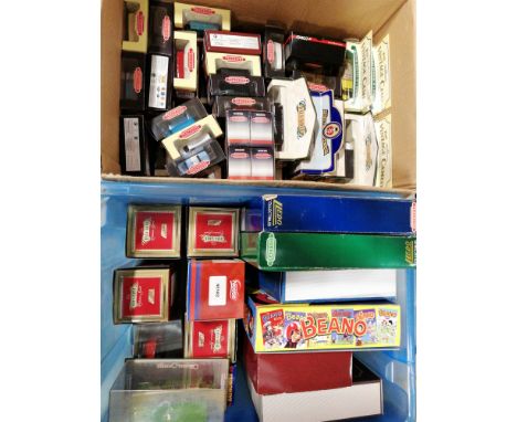 Modern diecast model cars and vehicles, including good quantity of Corgi Trackside cards and vans, Lledo Days Gone, Corgi The