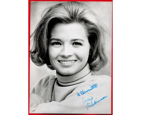 Angie Dickinson, a vintage signed and dedicated 7x5 photo. An actress who, in her six decade career, has appeared in more tha