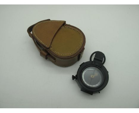 WWII Australian Army MK9 Prismatic Field Compass, manufactured by J.W Handley with year '1941' and Military broad arrow marke