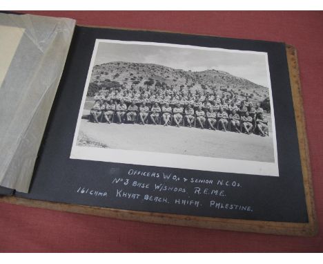 Post WWII Album of Photographs Taken in Africa/Middle East, probably by a British Army serviceman with the Royal Electrical a