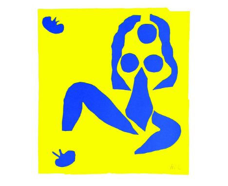 *Henri Matisse (French, 1869-1954)NU BLEU IV;ACROBATESOriginal lithograph 1954 from 'The Last Works', printed by Mourlot afte