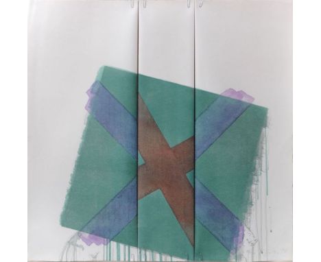 *Richard Smith (1931-2016)UNTITLED FROM THE 'TWO OF A KIND' SERIES, 1978Lithograph signed from the edition of 7070 x 70.5cm*A