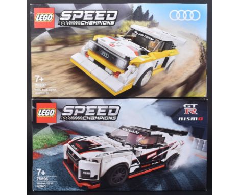 Lego sets - Speed Champions - two factory sealed Lego Speed champion sets, 1985 Audi Sport Quattro S1 and Nissan GT-R NISMO. 