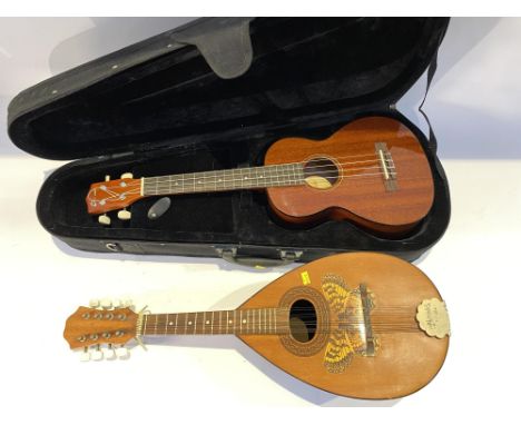 A Continental made mandolin by Mamin & Co (?), with case