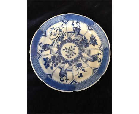 A Kangxi Period Chinese blue and white plate.