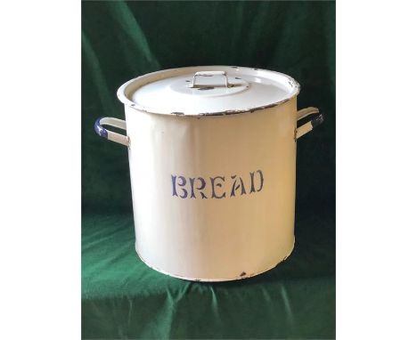 An enamel Bread bin