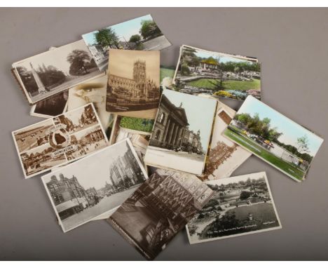 A collection of vintage postcards, Doncaster,  