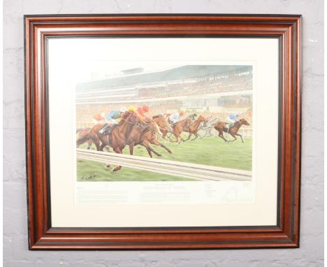 Paul Hart, Buckingham Racecourse's of Britain, Ascot framed print.  