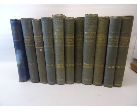 Ten volumes of 'Household Words' conducted by Charles Dickens; Conan Doyle 'The Memoirs of Sherlock Holmes', first edition, p