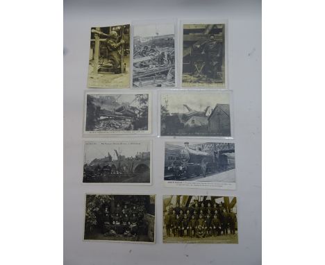 A number of Vintage Postcards including the Worcester Constabulary during the Coal Strike of 1911, a number of cards relating