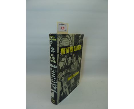 Sheila Van Damm; 'We Never Closed' first edition, 1967.