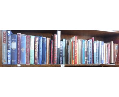 FOLIO SOCIETY: A collection of various volumes (one shelf)