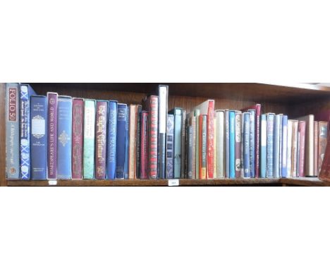 FOLIO SOCIETY: A collection of various volumes (one shelf)