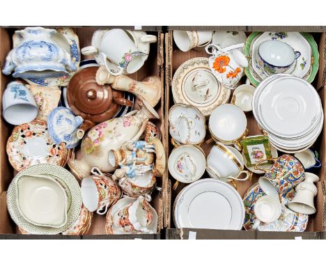 Miscellaneous decorative ceramics,&nbsp; to include New Chelsea teaware, Royal Doulton Andante tableware, paisley pattern tea