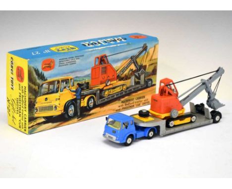 Corgi Toys - Machinery Carrier with Bedford Tractor Unit and Prestman 'Cub' Shovel Gift Set No.27, boxedCondition report: Mod