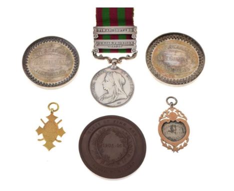 Effects belonging to Revered D. Hedley Gillan, BD, comprising; India General Service Medal 1895-1902 with Punjab Frontier 189