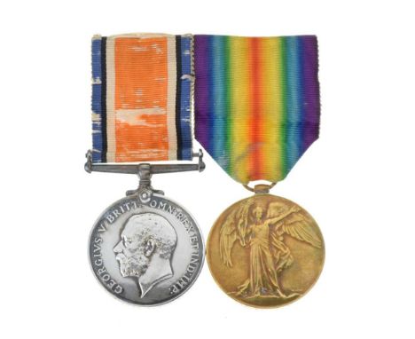 A Great War medal pair awarded to S.B. Graham. First Aid Nursing Yeomanry Corps comprising; British War and Victory Medals (S