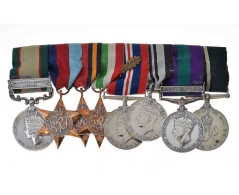 A Second World War medal group awarded to Lieutenant Colonel D.H.D. Gillan, 3-8 Punjab Regiments comprising India General Ser