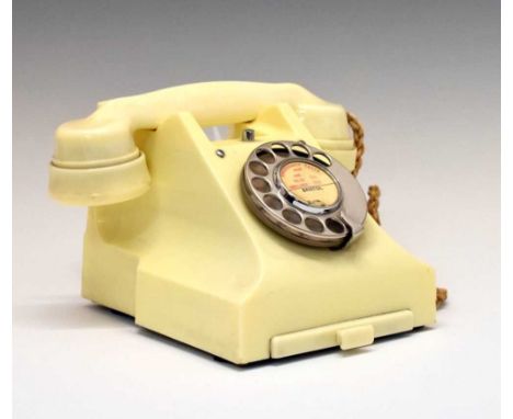 1950's G.P.O ivory coloured telephone model 312F S54/3A with call exchange button and drawerCondition report: Overall sound. 