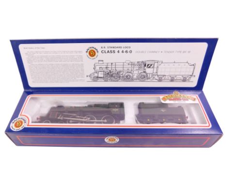 A Bachmann Branchline OO gauge BR Class 4 standard locomotive, 4-6-0, 75029, BR lined green livery, boxed 31-106.
