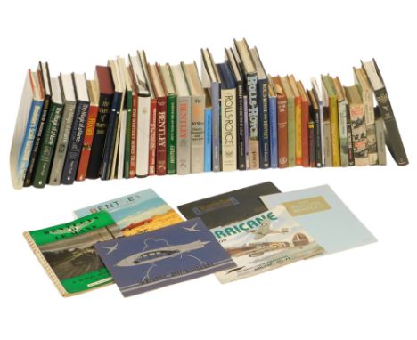 Motoring related books, including The Magic of a Name The Rolls Royce Story The First Forty Years by Peter Pew, Alvus Speed M