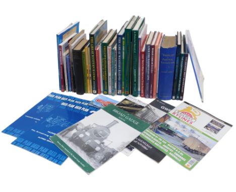 Various railway related books, including GWR Stars Castles and Kings Parts 1 and 2 by OS Knock, Britain's Light Railways by M